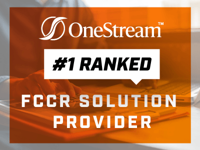 OneStream customer reviews rank HollandParker as #1 for FCCR software solutions