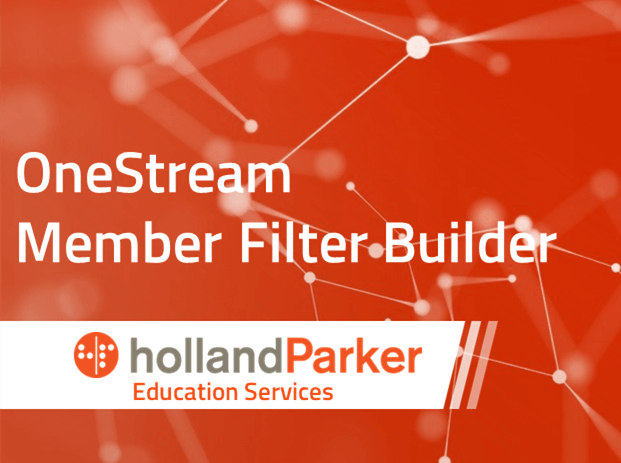 OneStream Member Filter Builder 2
